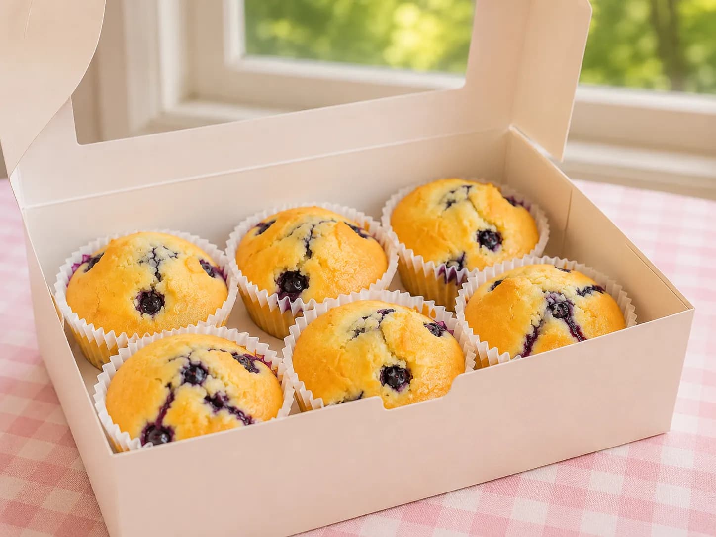 Cupcake Yogurt y Arándanos 6 und
